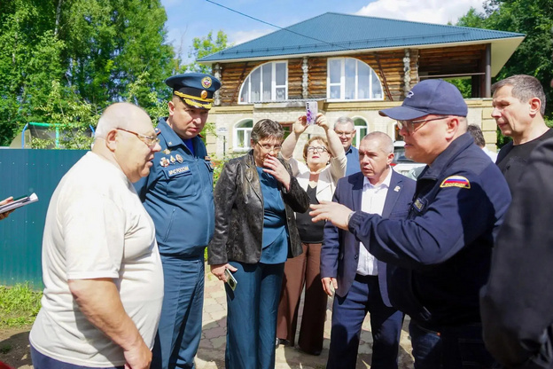 Александр Соколов проверил подтопленный поселок