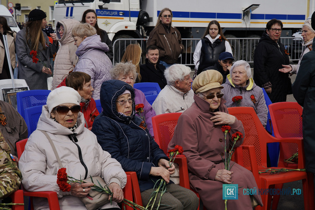 В Кирове прошёл торжественный парад в честь Дня Победы. Фото