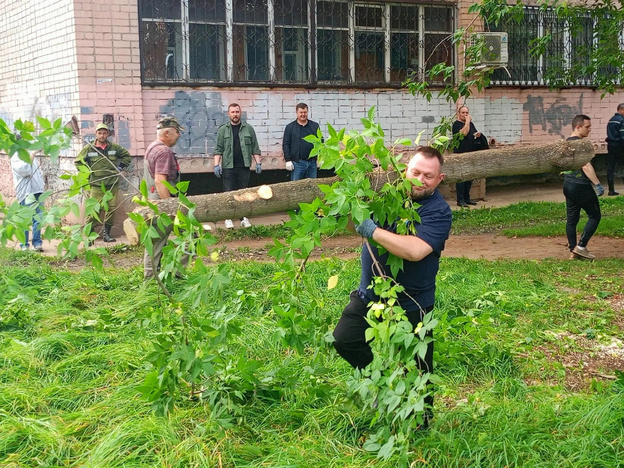 В Кирове начали подготовку территории у реки Хлыновки