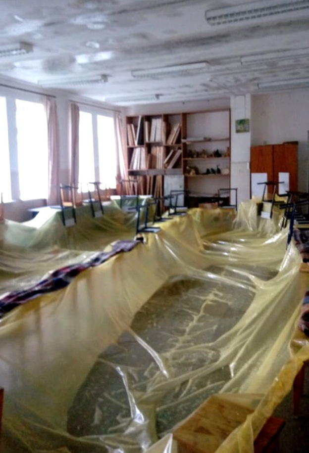 В Вятских Полянах затопило здание художественной школы