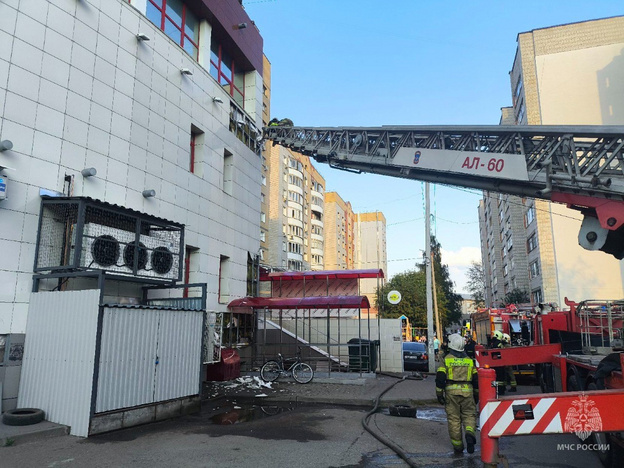 В торговом центре на Воровского произошло возгорание