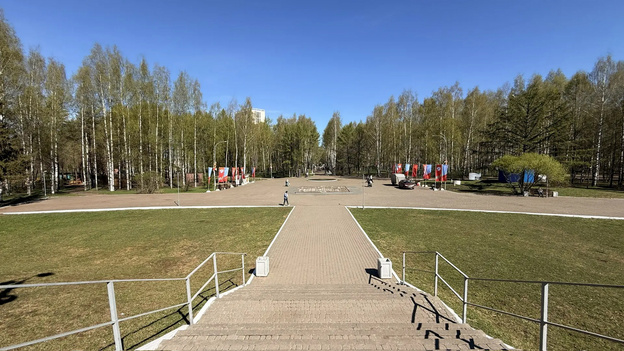 В кировском парке Победы создадут единую сеть пешеходных дорожек