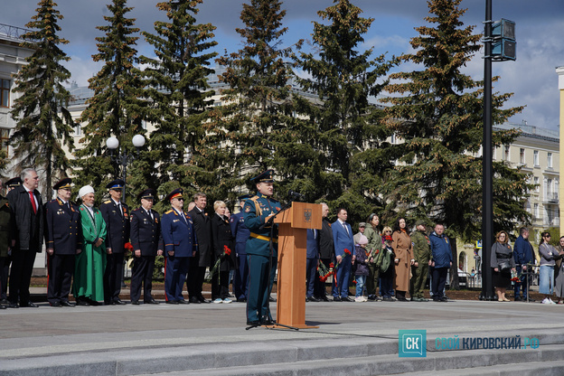 В Кирове прошёл торжественный парад в честь Дня Победы. Фото