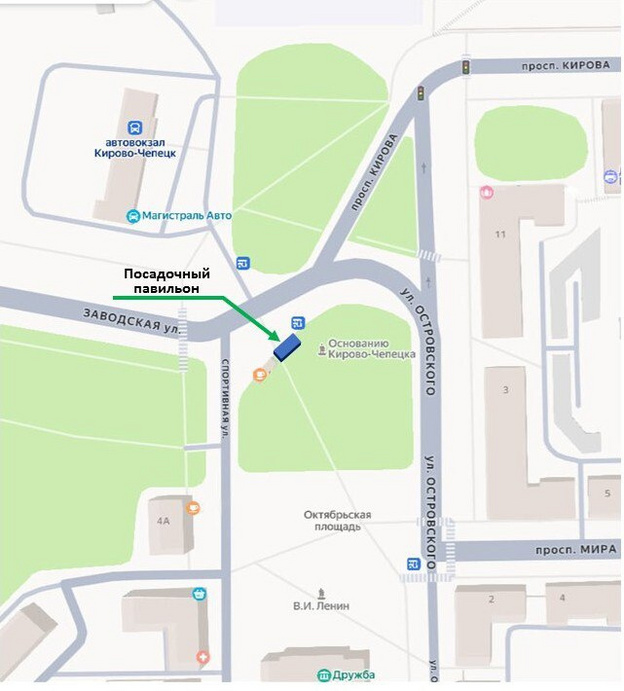 В Кирово-Чепецке выбрали место для нового автовокзала