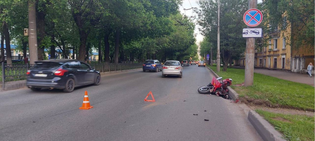 В Кировской области за сутки произошло два ДТП с участием мотоциклистов