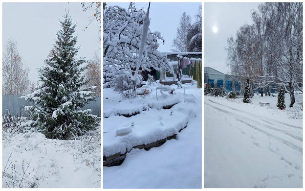 Районы Кировской области завалило снегом. Фото