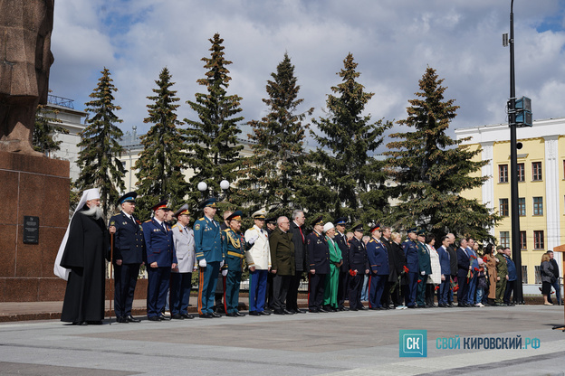 В Кирове прошёл торжественный парад в честь Дня Победы. Фото