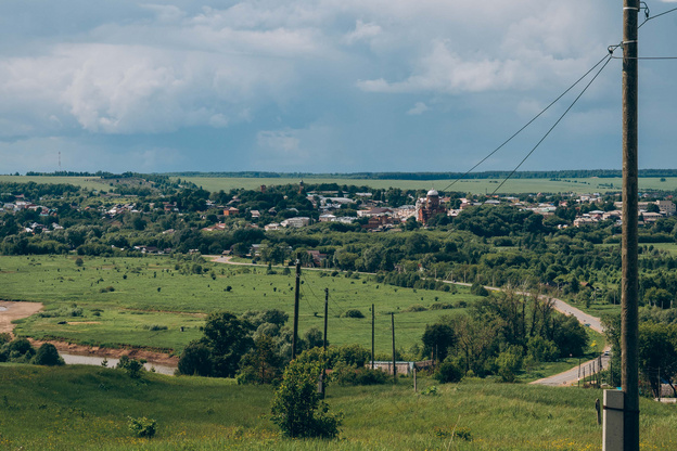 Вид на Уржум с Отрясовской горы в последний день весны. Фоторепортаж