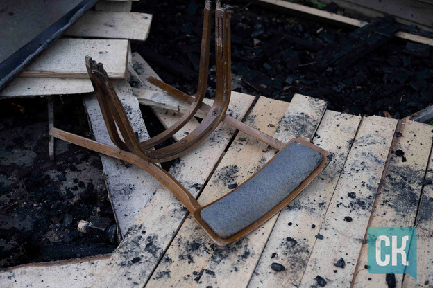 Фоторепортаж с места пожара на Володарского, 72а: что это был за дом и что от него осталось