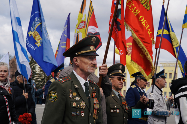 В Кирове прошёл торжественный парад в честь Дня Победы. Фото