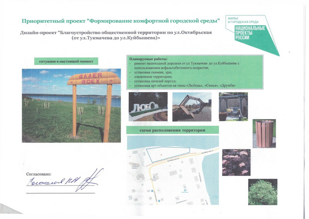 Для благоустройства двух территорий в Омутнинске разработали дизайн-проекты