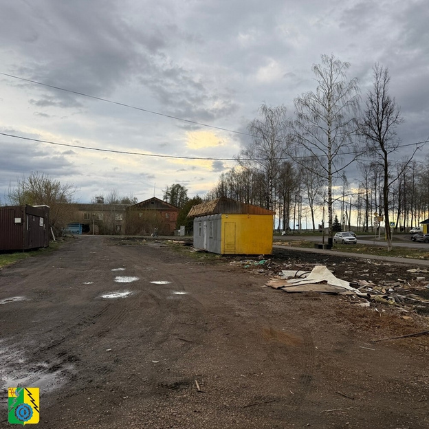 В центре Белой Холуницы начали масштабное благоустройство