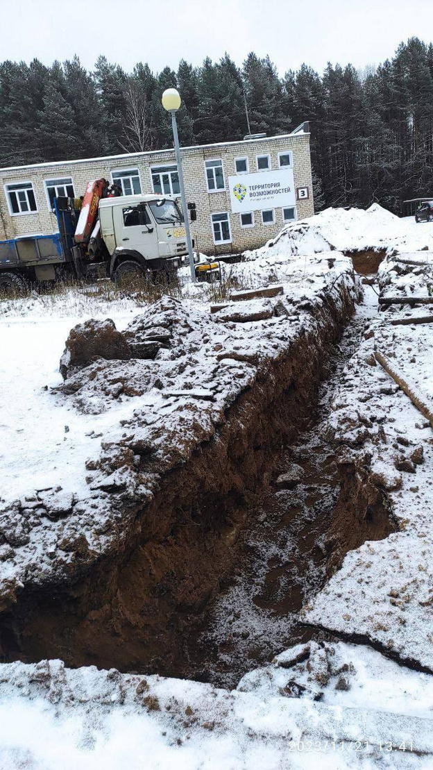 В лагере «Белочка» стартовал капремонт прачечного комплекса