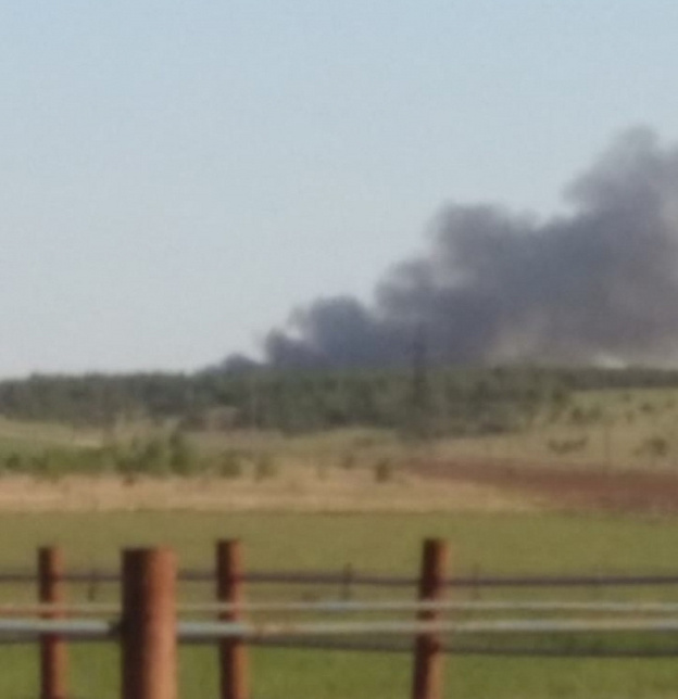 В Вятских Полянах горел полигон ТБО