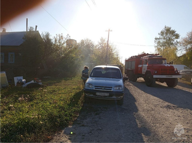 В Верхошижемье загорелся чердак жилого дома