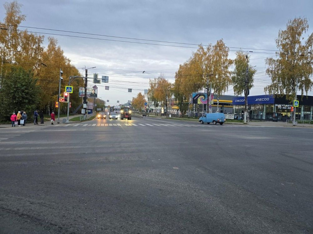 В Кирове проверили дорожную разметку на самых загруженных перекрестках