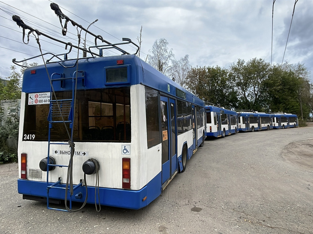 В Киров пригнали б/у троллейбусы из Петербурга