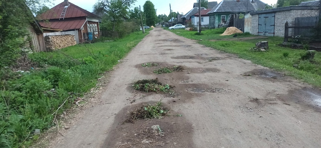 Опил, сорняки, кирпичи, ковры: чем латают «убитые» дороги в Кировской области