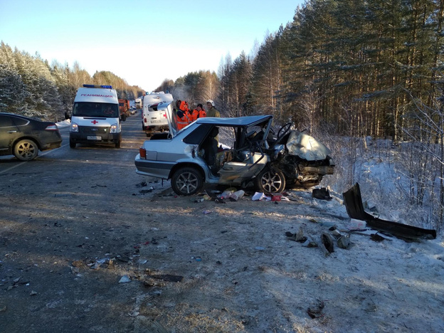 На трассе «Вятка» в аварии пострадало 4 человека, в их числе годовалая девочка