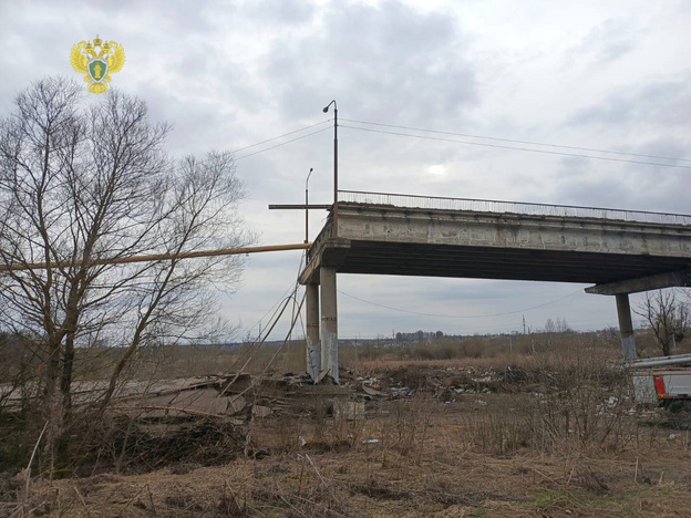 При обрушении моста в Смоленской области погибла женщина