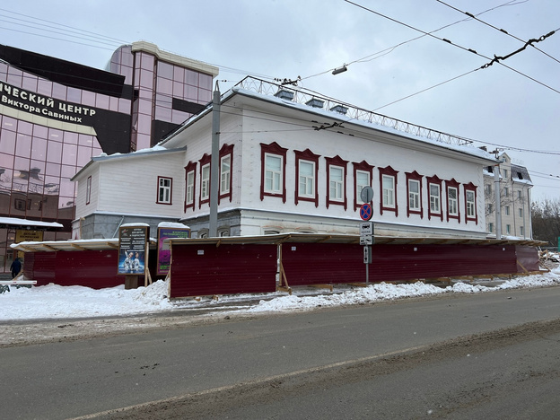 В Кирове отреставрировали фасад дома Циолковского на Преображенской