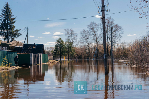 Весеннее половодье в Кирове 2026. Фото