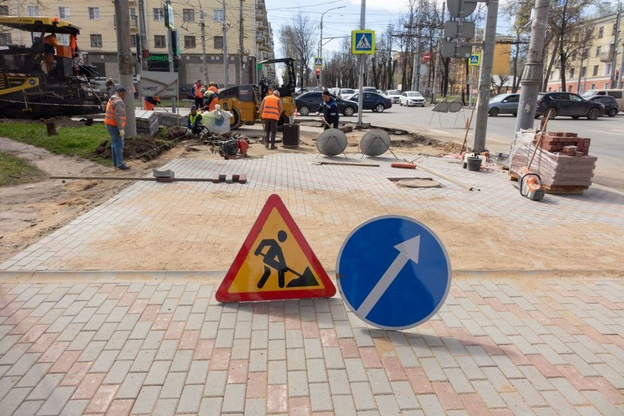 В Кирове к 650-летию отремонтируют 20 тротуаров