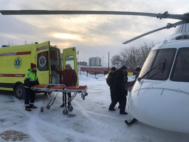 Пациентку в тяжёлом состоянии эвакуировали из Опаринского района на вертолёте