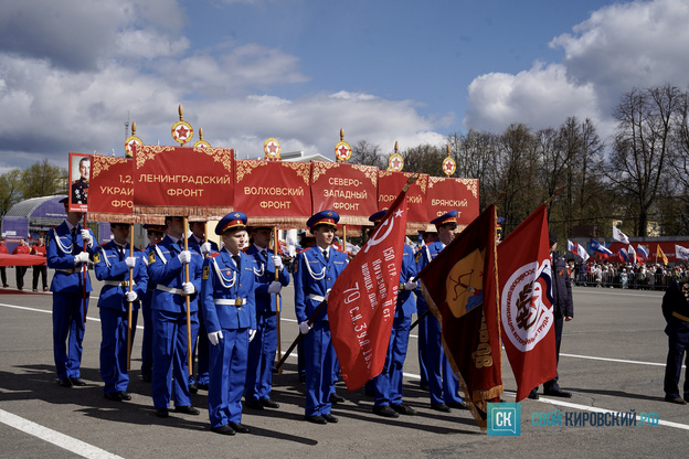 В Кирове прошёл торжественный парад в честь Дня Победы. Фото