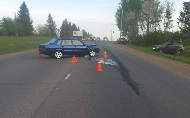 В Кирове жёстко столкнулись ВАЗ и Suzuki