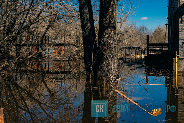 Весеннее половодье в Кирове 2026. Фото
