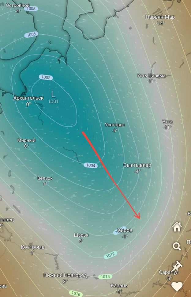 В начале марта Кировскую область может накрыть сильный снегопад