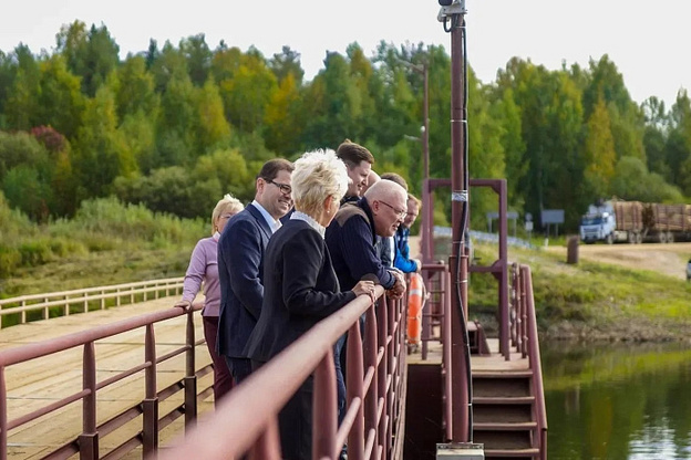 Новый мост через Лузу связал населённые пункты