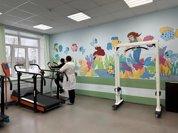 В Нижнеивкинском центре медицинской реабилитации обновили детское отделение