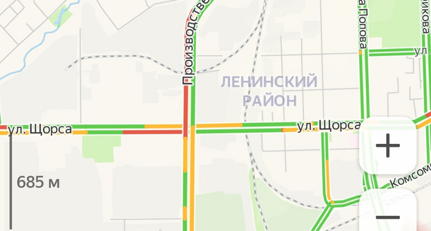 Утренние пробки в Кирове 7 сентября: Производственная, Московская