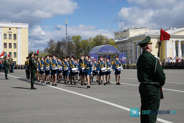 В Кирове прошёл торжественный парад в честь Дня Победы. Фото