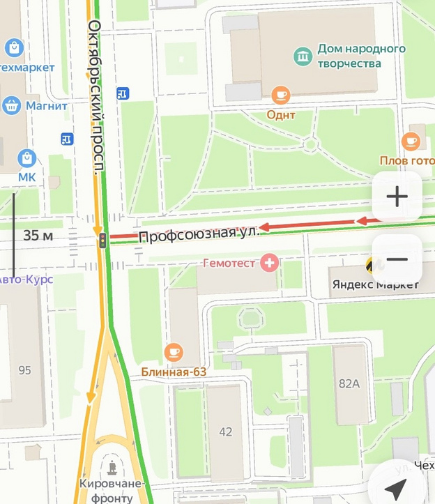 Утренние пробки 14 июля: Щорса, Профсоюзная, Московская