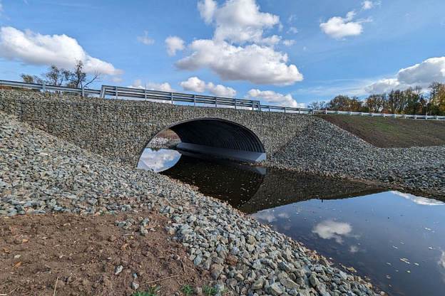 В Малмыжском районе закончили реконструировать мост через реку Ирючку