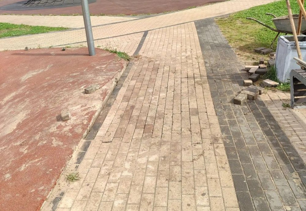 Парк в Метрограде приводят в порядок