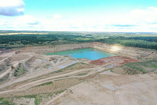 На Чимбулатском карьере взорвали 28 тысяч кубометров породы