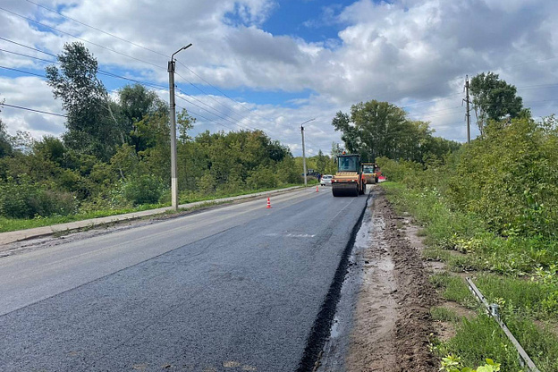 В Вятских Полянах ремонтируют два участка улицы Тойменка