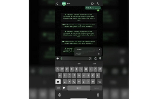 WhatsApp* изменил способ отправки голосовых и видеосообщений на iPhone и iPad