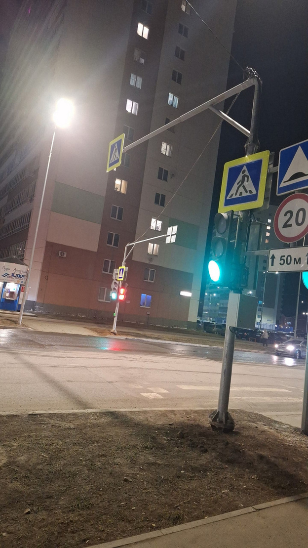 На улице Энтузиастов в Кирове после жалоб жителей установили светофор
