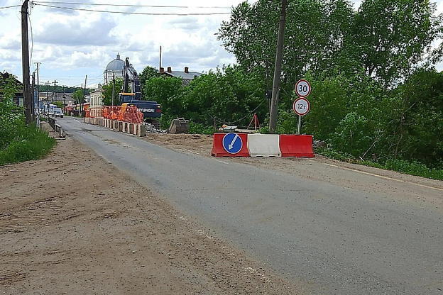 В Уржуме ремонтируют мост через Уржумку