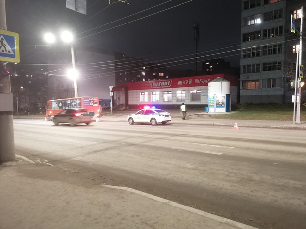 В Кирове автобус маршрута №53 сбил пешехода на улице Красина