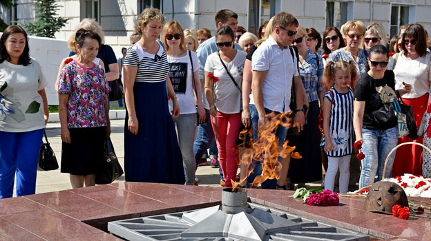 «День памяти и скорби» на Набережной Грина. Фото