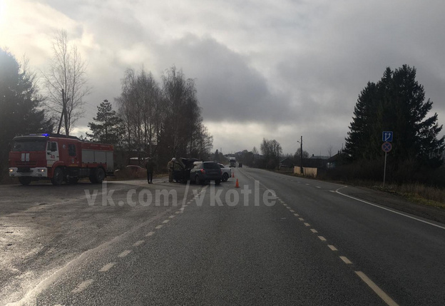 В Кировской области водитель «Лады» врезался в иномарку, пытаясь не сбить собаку