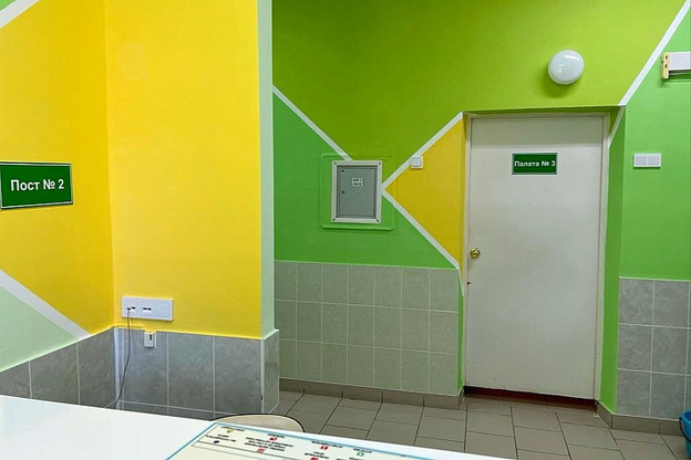 В Кировской больнице № 2 отремонтировали педиатрическое отделение