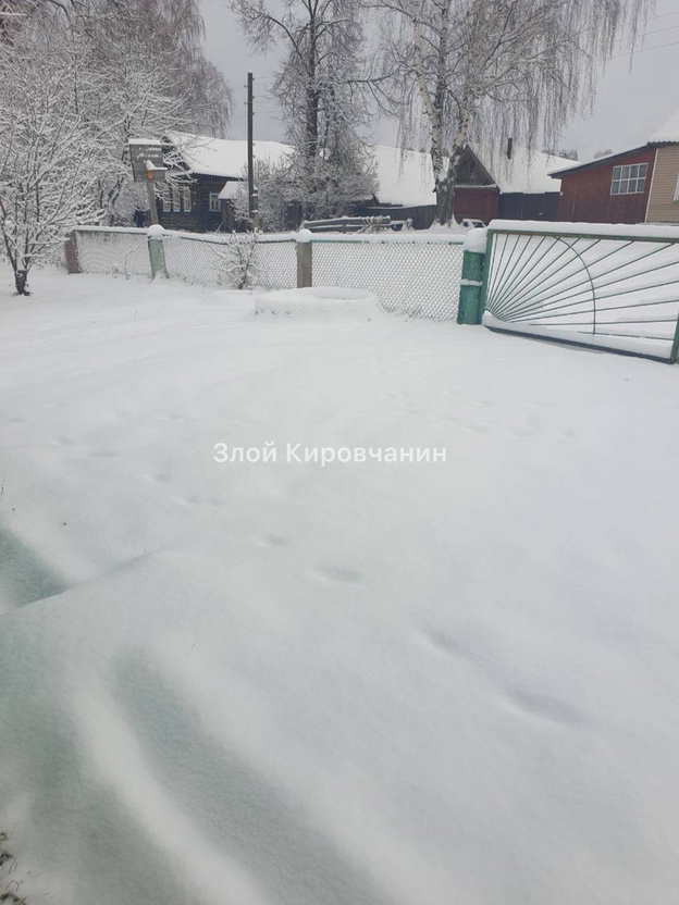 Районы Кировской области завалило снегом. Фото