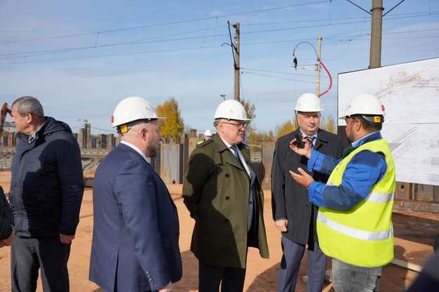 Александр Соколов побывал на месте строительства тоннеля